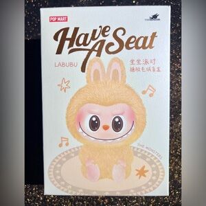 POP MART - Factory Sealed LABUBU Have A Seat AUTHENTIC Brand New HEHE